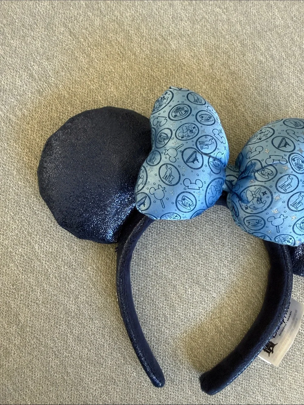 Minnie Ears Disney World Blue Sparkly - 2018